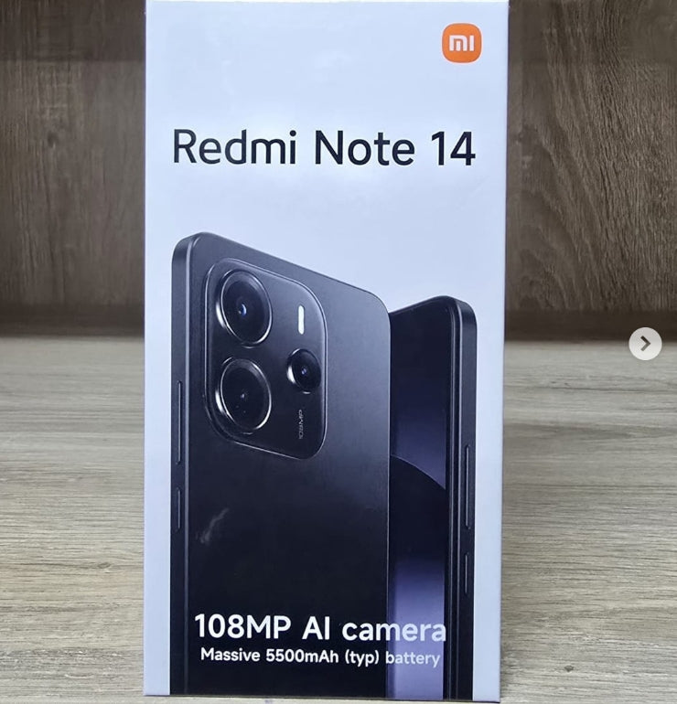 Redmi Note 14 4G Dual SIM 256GB (8GB RAM) Midnight Black