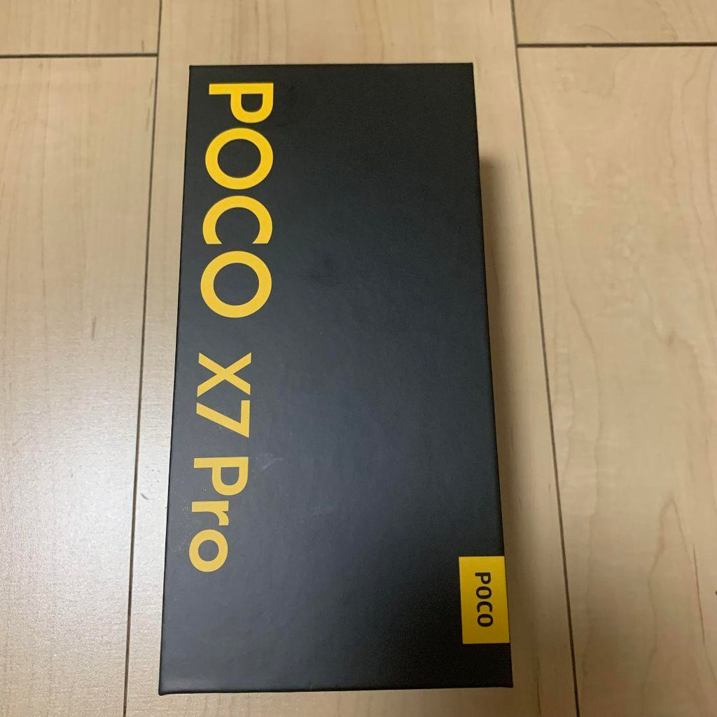 POCO X7 Pro ブラック 12GB RAM 512GB ROM Xiaomi Poco X7 Pro 5G Black 512GB + 12GB Dual-SIM Factory